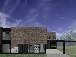 Vivienda GS, Proyectarq Proyectarq Minimalist houses Bricks