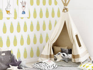 Tapety dla dzieci - kolekcja FRUITFUL, Humpty Dumpty Room Decoration Humpty Dumpty Room Decoration Dormitorios infantiles