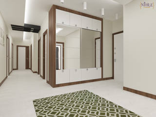 homify Modern corridor, hallway & stairs