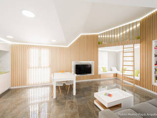 Refurbishment for Niko, Pablo Muñoz Payá Arquitectos Pablo Muñoz Payá Arquitectos Minimalist living room