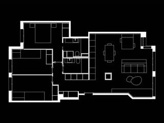 Reforma vivienda en Vitoria-Gasteiz, Javier Lafita Javier Lafita Moderne woonkamers