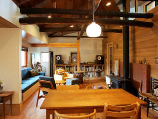 里山の住処, すわ製作所 すわ製作所 Eclectic style dining room