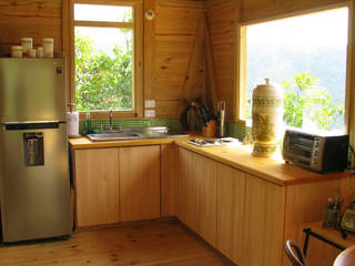 Suite de madera TdE, Taller de Ensamble SAS Taller de Ensamble SAS ห้องครัว ไม้ Wood effect