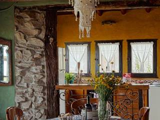 Casa Claudia Carboni, Susana Bellotti Arquitectos Susana Bellotti Arquitectos Rustic style dining room