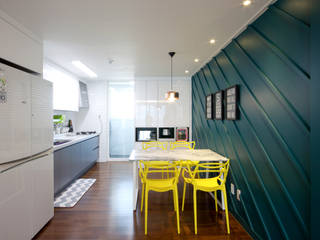 전주인테리어 디자인투플라이 프로젝트 - 전주 효자동 휴먼시아 아이린 아파트, 디자인투플라이 디자인투플라이 Classic style dining room