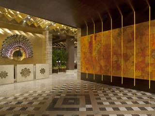 GVK Lounge by TFS Performa (First Class at Terminal 2, Mumbai), ABM ARCHITECTS ABM ARCHITECTS Espacios comerciales