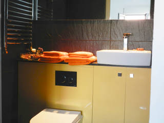 Dwelling I (Valencia), XTid Associates XTid Associates Salle de bain moderne Orange