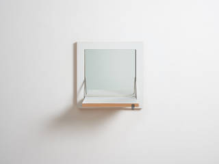 Fläpps Schminkspiegel, AMBIVALENZ AMBIVALENZ Ванная комната в стиле минимализм Фанера