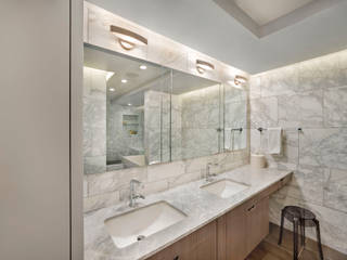 Laight Street Duplex, Rodriguez Studio Architecture PC Rodriguez Studio Architecture PC Modern bathroom