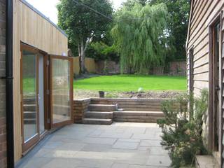 Timber Wave Family Room, East Sussex, Elemental Architecture Elemental Architecture モダンな 家