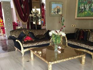 Arredo di Lusso per villa a Marrakech, VICIANI VICIANI Salas de estilo clásico Plata/Oro