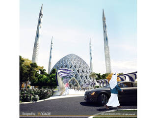 KING ABDULLAH MOSQUE , ARCADE DESIGNS ARCADE DESIGNS Commercial spaces Concrete