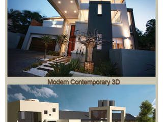 Modern contemporary, Urban concept architects Urban concept architects منازل الخرسانة