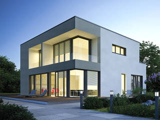 FASSADE, edelundstein GmbH edelundstein GmbH Moderne Häuser