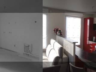 Ameublement et décoration d'un appartement neuf : Cosy Fonctionnel, Origin Interior Design Origin Interior Design Living room