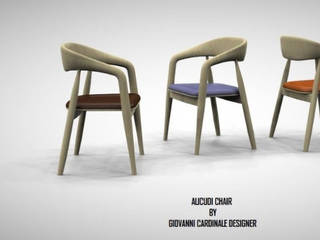 Alicudi chair, Giovanni Cardinale Designer Giovanni Cardinale Designer Modern dining room Solid Wood Multicolored