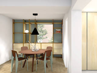 Vrijstaand woonhuis Susteren, De Nieuwe Context De Nieuwe Context Modern dining room Copper/Bronze/Brass