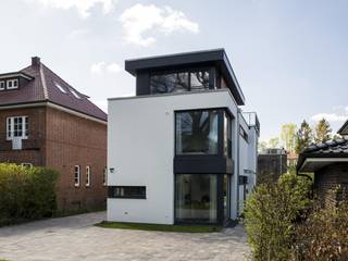 Neubau Einfamilienhaus, Hamburg-Ohlstedt, Architekturbüro Prell und Partner mbB Architekten und Stadtplaner Architekturbüro Prell und Partner mbB Architekten und Stadtplaner Maisons modernes