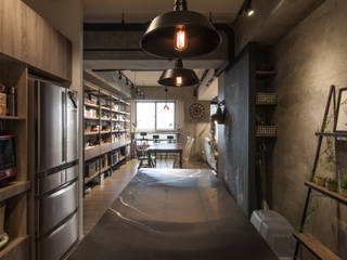 HWH house 珞石設計 LoqStudio Industrial style kitchen