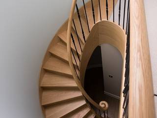 New House, Clifton, Bristol, Richard Pedlar Architects Richard Pedlar Architects Stairs Wood Wood effect