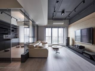 東京中城 蔡宅, 思維空間設計 思維空間設計 Modern Living Room