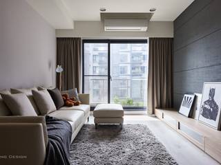 東京中城 潘宅, 思維空間設計 思維空間設計 Modern Living Room