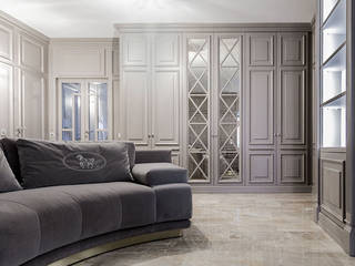 Boiserie, Galleria del Vento Galleria del Vento Living roomTV stands & cabinets خشب Grey