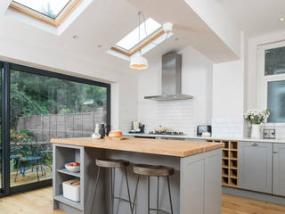 metro grey, Chalkhouse Interiors Chalkhouse Interiors Kitchen Wood Wood effect