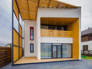 RBN house, Grynevich Architects Grynevich Architects Minimalistische Häuser Holz Weiß