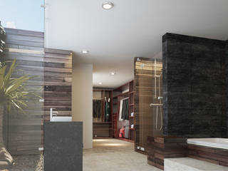 PROYECTO CAVAS, 9.15 arquitectos 9.15 arquitectos Minimalist style bathrooms