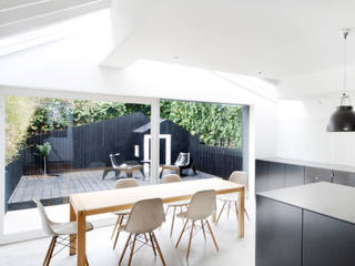 Dining Area Gundry & Ducker Architecture Moderne Küchen Beton Weiß