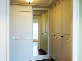 以色彩躍動出空間的層次與驚喜-優雅英倫風, 大不列顛空間感室內裝修設計 大不列顛空間感室內裝修設計 Country style corridor, hallway& stairs