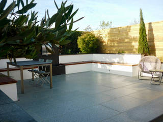 Small Sunken Garden, Barry Holdsworth Ltd Barry Holdsworth Ltd Taman Modern Granit