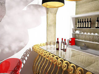 WINE BAR, MUDE Home & Lifestyle MUDE Home & Lifestyle Powierzchnie handlowe