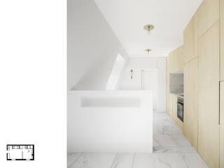 Réaménagement d'un studio à Paris 17ème, Gali Sulukjian Architecte Gali Sulukjian Architecte Minimalist bedroom