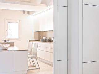 Minimal white, BRANDO concept BRANDO concept Nhà bếp phong cách hiện đại