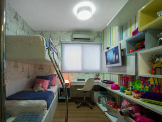 Quarto infanto juvenil, Maceió AL, Cris Nunes Arquiteta Cris Nunes Arquiteta Nursery/kid’s room