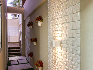 Apartamento no cond Barra Bali, Barra de São Miguel Al Cris Nunes Arquiteta Classic style garden Propriedade,Construção,Madeira,Design de interiores,Pisos,Piso,Luminária,Porta,lar,parede