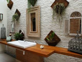 Banheiros Contemporâneos e Luxuosos, MBDesign Arquitetura & Interiores MBDesign Arquitetura & Interiores Eclectic style bathroom