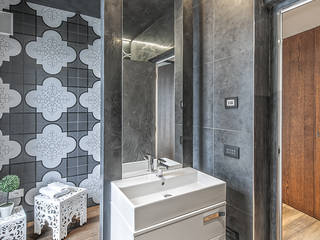 IpoHouse-Costruire sotto, SANTACROCEARCHITETTI SANTACROCEARCHITETTI Moderne Badezimmer