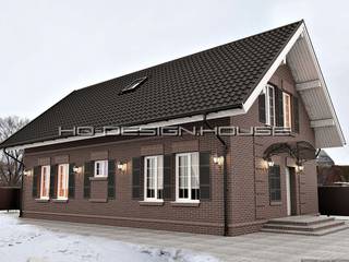Проект коттеджа в английском стиле, hq-design hq-design Classic style houses