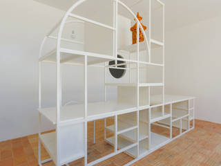 Arquétipos em Estrutura Metálica, Corpo Atelier Corpo Atelier Office spaces & stores Iron/Steel White