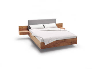 Bett NAP , Holzmanufaktur Stuttgart Holzmanufaktur Stuttgart Modern style bedroom Solid Wood Multicolored