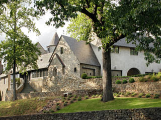 English Abbey, Jeffrey Dungan Architects Jeffrey Dungan Architects Country style house Stone Grey