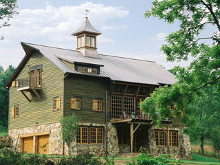 Luxury Barn, Jeffrey Dungan Architects Jeffrey Dungan Architects Country style houses Wood Beige