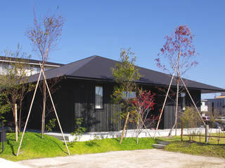 竹の山の家, 小林良孝建築事務所 小林良孝建築事務所 Casas de estilo clásico Madera Acabado en madera