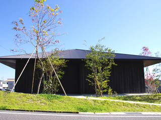 竹の山の家, 小林良孝建築事務所 小林良孝建築事務所 Casas de estilo clásico Madera Acabado en madera