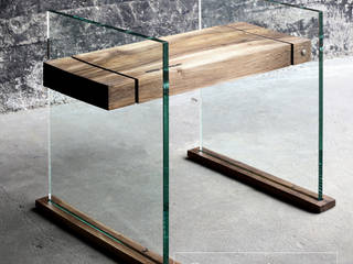 Compositum + | ein transparenter Blickfang, Atelier Maria Luggau Atelier Maria Luggau Salas de entretenimiento de estilo moderno Madera Acabado en madera