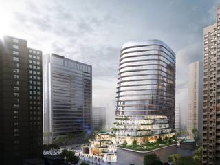 Gemdale Changshou Road, Architecture by Aedas Architecture by Aedas Комерційні приміщення