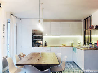 Maison ML, Belle Ville Atelier d'Architecture Belle Ville Atelier d'Architecture Scandinavian style kitchen